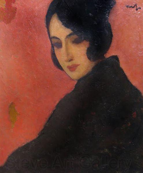 Nicolae Tonitza Spanish Woman Spain oil painting art